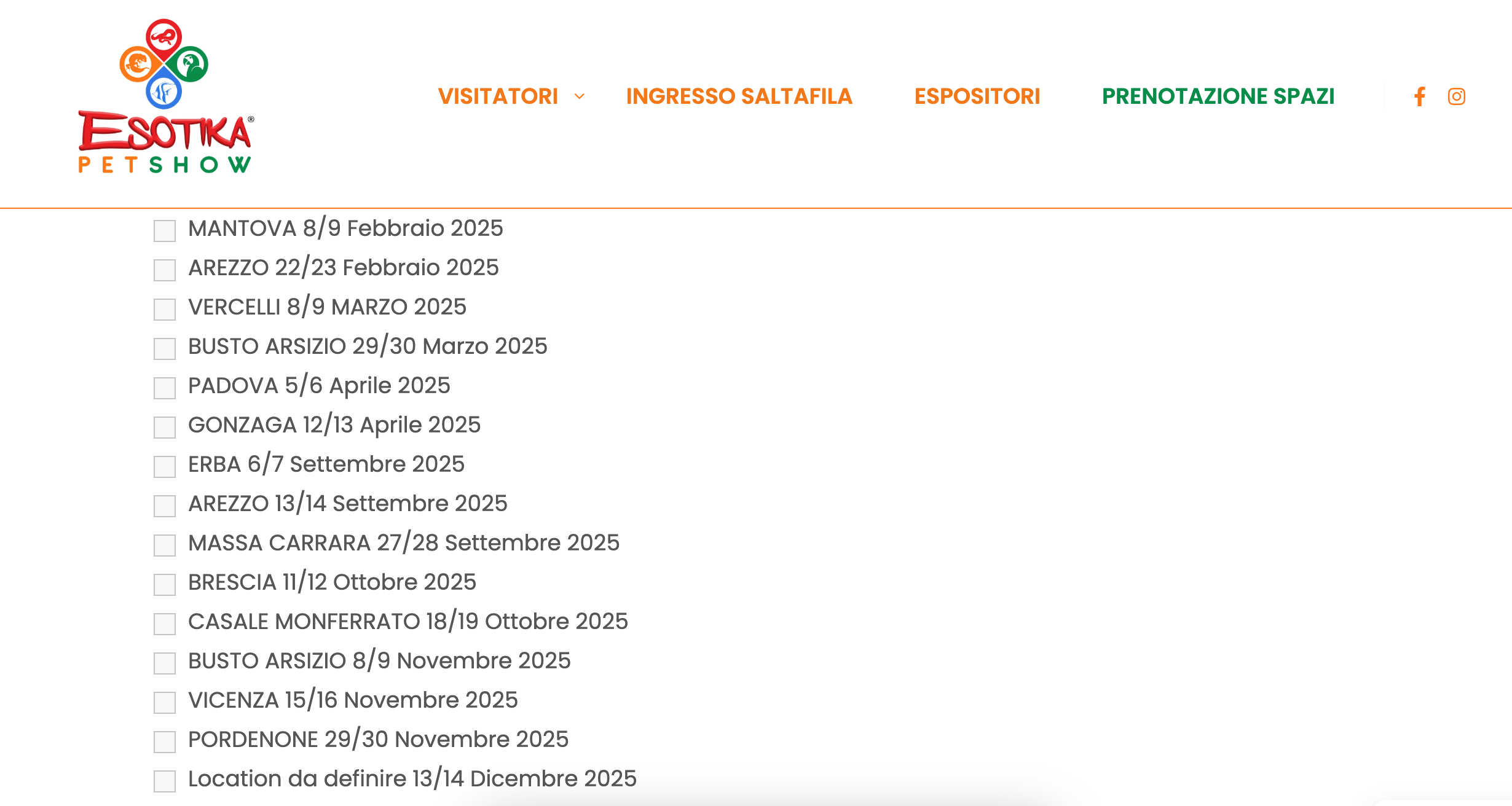 esotika pet show date 2025